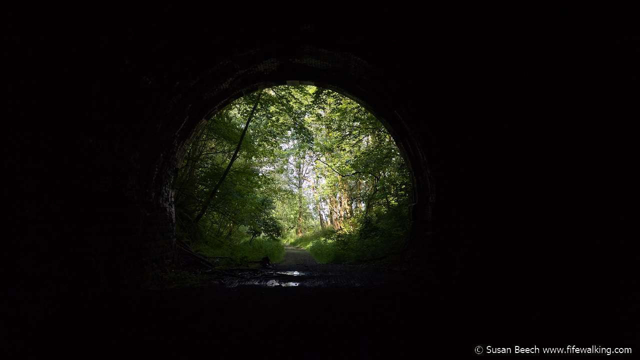 Fife Out and About walk. Glenfarg Railway tunnels.